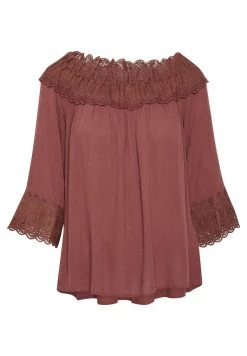 Cream BEA Blouse Antique Bordaux -Cream Soldes Boutique 672e9a224d4f4290a175634308b0736d