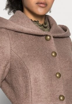 Cream ANNABELL COAT Manteau Classique Faded Brown Melange -Cream Soldes Boutique 673d37d823ac4dc383834d3697fc26b2