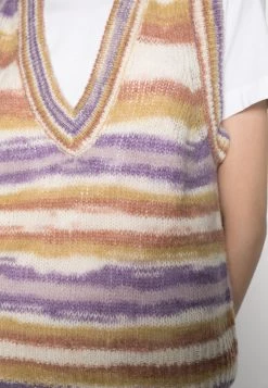 Cream ERICA SLIPOVER Pullover Multi Coloured -Cream Soldes Boutique 68e03dec0e5d47d4b9c26c0d1bd0ef1b