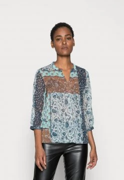 Cream SAMA Blouse Dark Denim