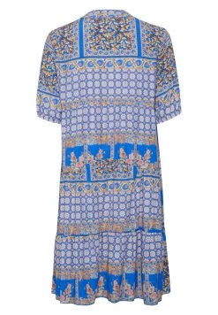 Cream CRALORA Robe De Jour Blue Paisly Femme -Cream Soldes Boutique 6b629aa61fae43bc826ce109d3f39248