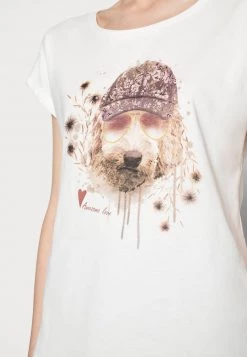 Cream Femme AMAT T Shirt Imprimé Eggnog -Cream Soldes Boutique 6c3c903889484b23a79a90b3f1d1a4e6