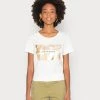 Cream Femme TORA T Shirt Imprimé Snow White