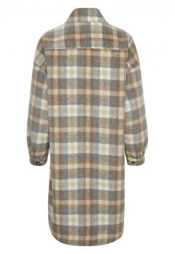 Cream Manteau Classique Feather Gray Check Femme -Cream Soldes Boutique 6fee47e0487a4f0eb43153919fcf2e3e