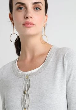 Cream TAMMY CARDIGAN Gilet Light Grey Melange -Cream Soldes Boutique 70b5b765df564ffda2864f24c50e3dd3