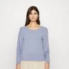 Cream DELA Pullover Eventide Melange Femme