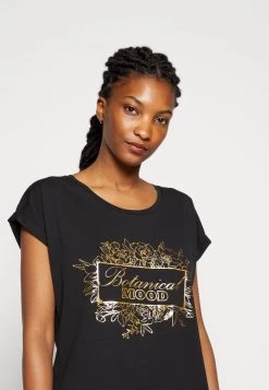 Cream DITTIE T Shirt Imprimé Pitch Black Femme -Cream Soldes Boutique 74549ad2655e474b80ec818b3582ff35