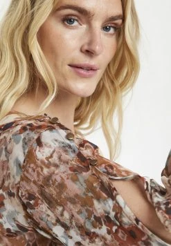 Cream Robe De Jour Vintage Rose Print Femme -Cream Soldes Boutique 74cd2ff4fb4d4a24b140559cc1ec4c4f