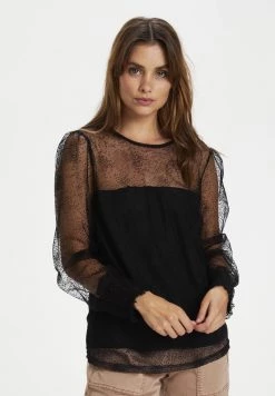 Cream Femme Blouse Pitch Black