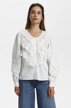 Cream Femme Chemisier Snow White