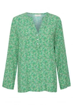 Cream Femme CRALORA Blouse Green Small Flower -Cream Soldes Boutique 7942f663a7d344ddb25e4a17530b06bf