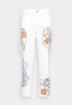 Cream CRRINO ANKL JEANS COCO FIT Jean Droit Snow White Femme -Cream Soldes Boutique 79a6aafe951442c09c90b4e121a3aaa7