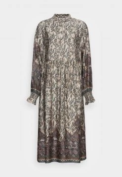 Cream Femme MARLENE DRESS Robe Longue Gunmetal -Cream Soldes Boutique 7aba4fa99d4d42289ec3299ee23f4282