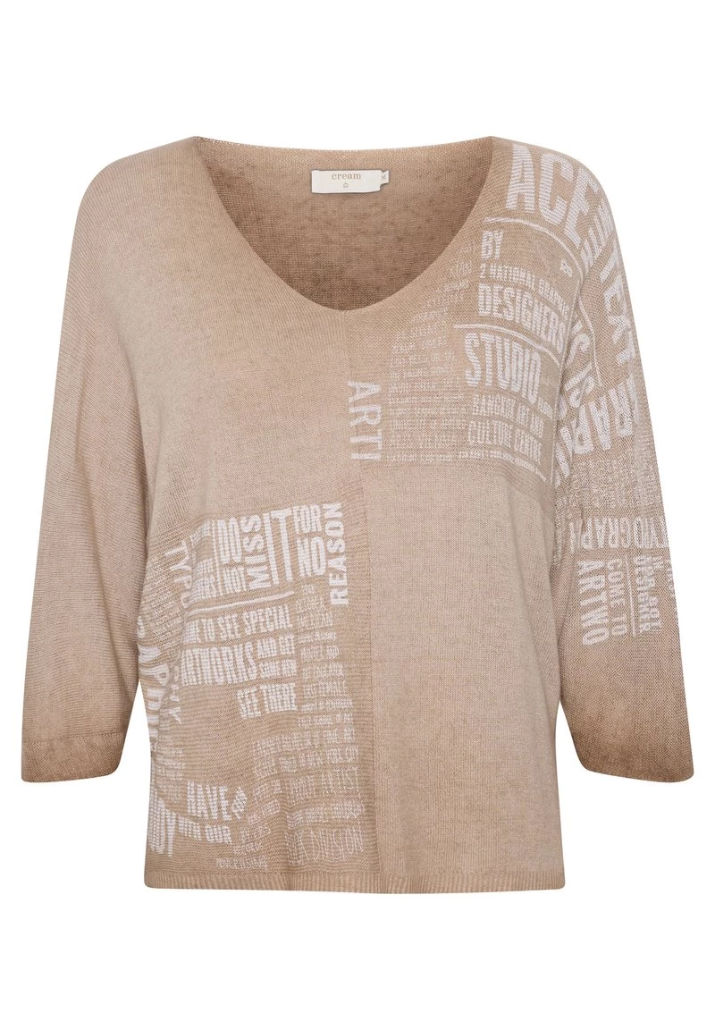 Cream CRWILMA Pullover Camel Femme 5 Cream CRWILMA Pullover Camel Femme – Image 5