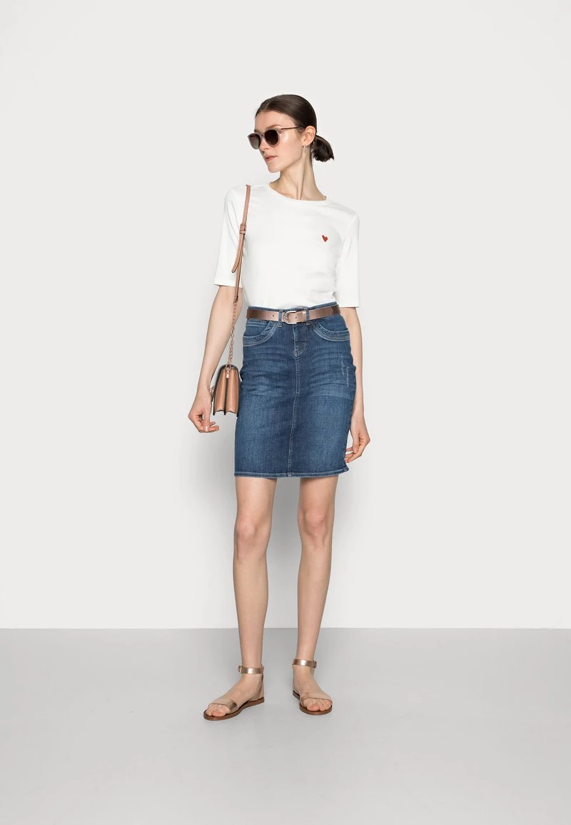 Cream Femme MARIANNE DENIM SKIRT Jupe En Jean Denim Blue 2 Cream Femme MARIANNE DENIM SKIRT Jupe En Jean Denim Blue – Image 2