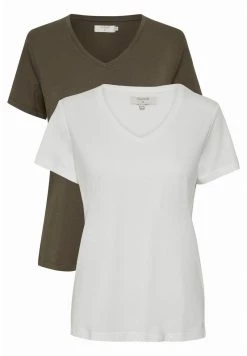 Cream 2 PACK T Shirt Basique Snow White Sea Turtle Femme 13 Cream 2 PACK T Shirt Basique Snow White Sea Turtle Femme -Cream Soldes Boutique 7c90a04cdc89432caaaae1f7edeae1f6