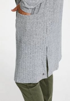 Cream MANDY CARDIGAN Gilet Light Grey Melange Femme -Cream Soldes Boutique 7cdf2f58377c43619a844400e62b993d