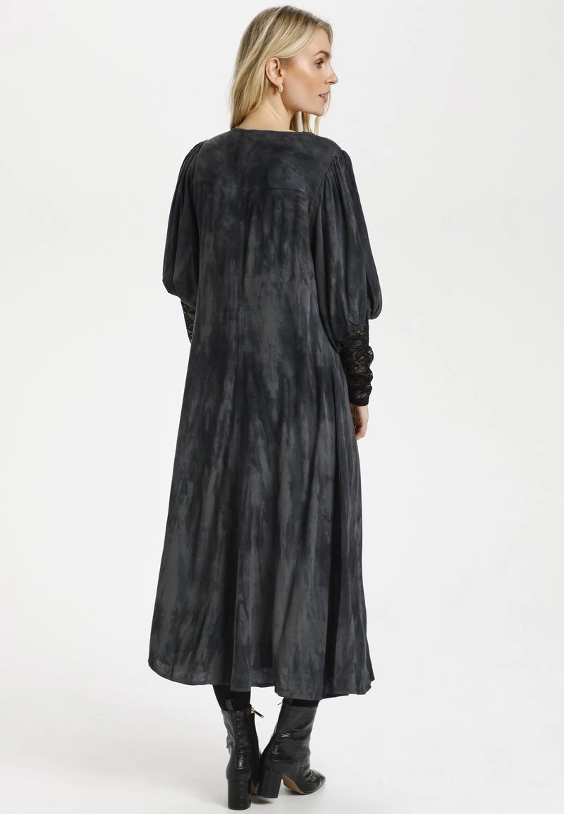 Cream Robe De Jour Gunmetal Tie Dye Femme 2 Cream Robe De Jour Gunmetal Tie Dye Femme – Image 2