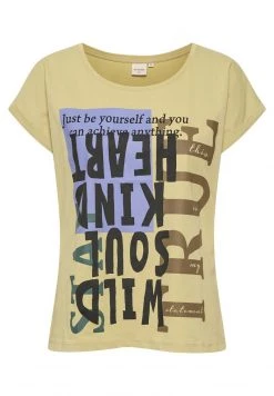 Cream Femme CRSOUL T Shirt Imprimé Sage Green -Cream Soldes Boutique 7debc734e5434bd5ad98d5fe008a20e8