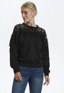 Cream Femme CRKALANIE Sweatshirt Pitch Black