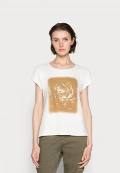 Cream Femme IVANA T Shirt Imprimé Fennel Seed