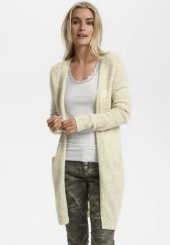 Cream Gilet Oat Melange