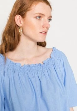 Cream Femme VENTA BLOUSE Blouse Vista Blue -Cream Soldes Boutique 7fdb254c15904610a445a1849746106e