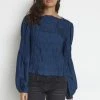 Cream HENVA Blouse Moonlit Ocean Femme