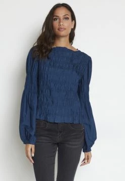 Cream HENVA Blouse Moonlit Ocean Femme