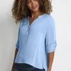 Cream Femme CRNULLA Blouse Vista Blue