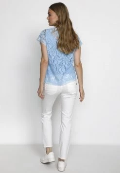 Cream Femme VIVI Blouse Placid Blue -Cream Soldes Boutique 816e4c8401a846499e62748c56ea3bb0
