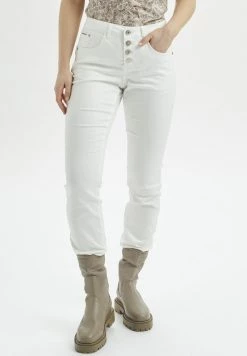 Cream Femme CRLOTTE Jean Slim Snow White
