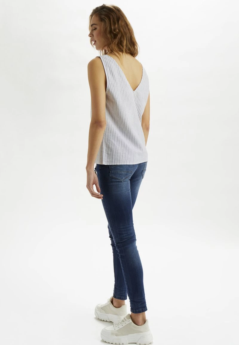 Cream VENTA Débardeur Blue Stripe Femme 3 Cream VENTA Débardeur Blue Stripe Femme – Image 3