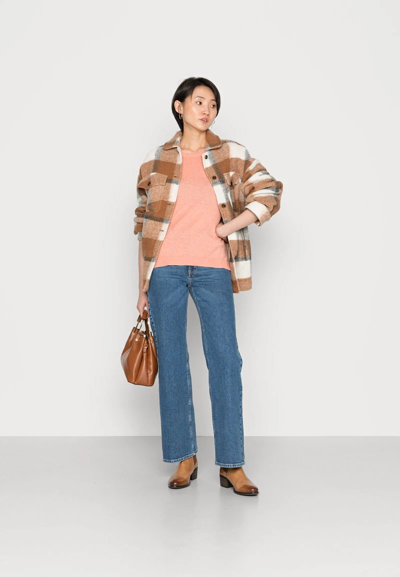 Cream CRANVA PULLOVER Pullover Burnt Coral Melange Femme 2 Cream CRANVA PULLOVER Pullover Burnt Coral Melange Femme – Image 2