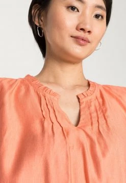 Cream Femme CRLISELIN Blouse Burnt Coral -Cream Soldes Boutique 884f39881f4243b392d879299917a2dd