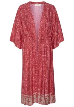 Cream Gilet Red Geometric Zigzag Femme -Cream Soldes Boutique 88abff01274344f28f51076f3c70ce42