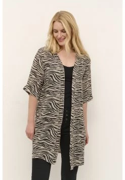 Cream CRBELLIS Manteau Court Grey