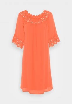 Cream Femme BEA DRESS KIM FIT Robe De Jour Tangerine Tango -Cream Soldes Boutique 8ad65d3ef8964749883ca67ed5e8f9b0