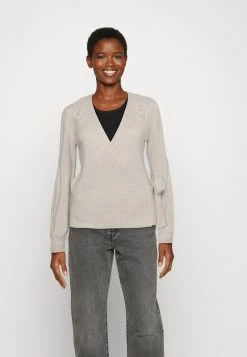 Cream CRMILIANA Gilet Silver Cloud Melange Femme