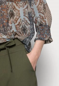 Cream DANI BLOUSE Blouse Russet Patchwork Femme -Cream Soldes Boutique 8c16d266d6924716ba92ccf4911838bb