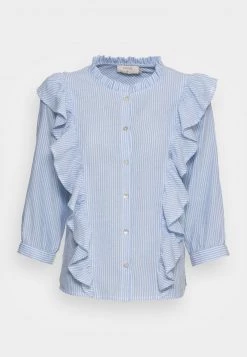 Cream LISETTE Blouse Blue -Cream Soldes Boutique 8ca4125b3c754236b2d2024c19741be0