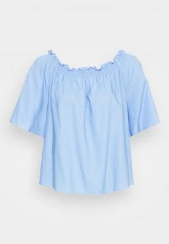 Cream Femme VENTA BLOUSE Blouse Vista Blue -Cream Soldes Boutique 8d617df7e0f0427b9f39016e034d10a7