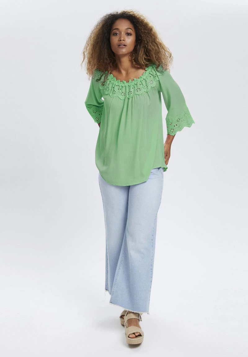 Cream Femme CRBEA Blouse Light Grass Green 2 Cream Femme CRBEA Blouse Light Grass Green – Image 2