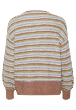 Cream CRMERLE Pullover Mocha Mousse Multi Stripe Femme -Cream Soldes Boutique 8e6540c1fc2a4b529ef8bd2f71d6864c