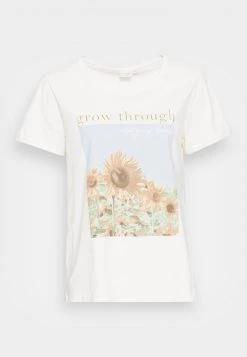 Cream CRNICOLINE T Shirt Imprimé Eggnog Femme -Cream Soldes Boutique 8e83e3dae5904e8cbbe36781667eeb24