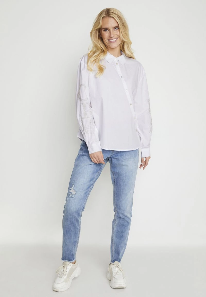 Cream Femme ARAN Chemisier Snow White 2 Cream Femme ARAN Chemisier Snow White – Image 2