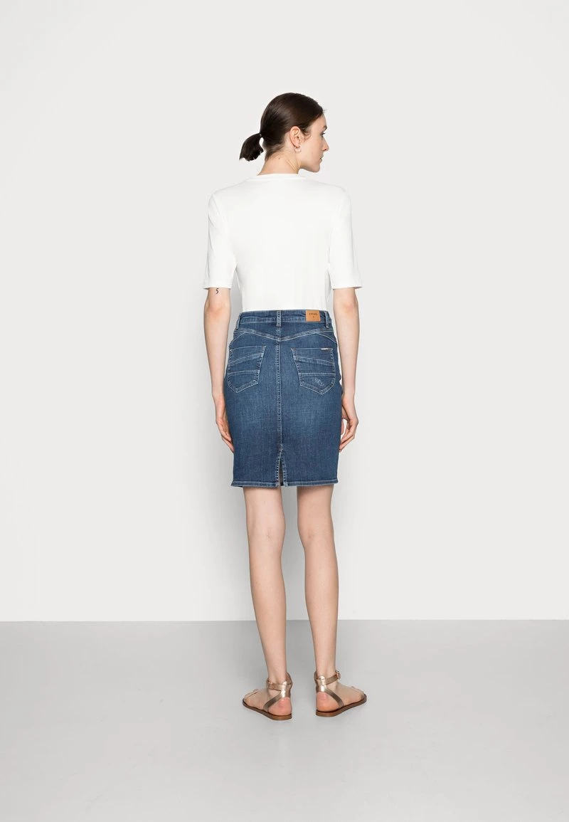 Cream Femme MARIANNE DENIM SKIRT Jupe En Jean Denim Blue 3 Cream Femme MARIANNE DENIM SKIRT Jupe En Jean Denim Blue – Image 3