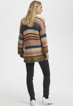 Cream Gilet Woodrose Stripe Femme -Cream Soldes Boutique 90b83c2f9b344007a65363b898b53696