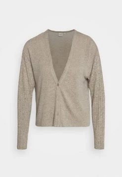 Cream Femme EMMY SHORT CARDIGAN Gilet Sandshell Melange -Cream Soldes Boutique 910236f5db27432682557771444a9f57