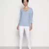 Cream Femme SILLAR Pullover Brunnera Blue